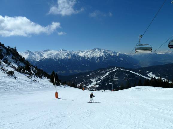 Skiing on the Härmelekopf 