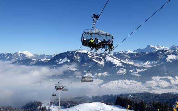St. Johann in Tirol: best ski lifts – Lifts/cable cars St. Johann in Tirol/Oberndorf – Harschbichl