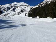 Easy and wide slope at the Obere Karbahn I