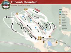 Trail map Titcomb Mountain