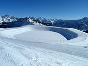Storage pond in Damüls