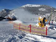 Snowmaking systems in the Oberjoch ski area