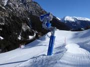 Snow cannon on the valley run