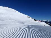 Perfectly groomed slopes at Zettersfeld