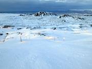 The steepest slope in the Bláfjöll ski area