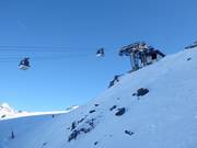 Funitel du Grand Fond - 33pers. Funitel - wind stable gondola lift with two parallel haul ropes at a distance