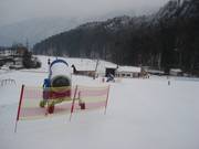 Snowmaking at the valley station
