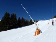 Snowmaking with snow lances in the Kopaonik ski resort