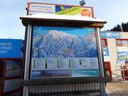 Information board at the valley station
