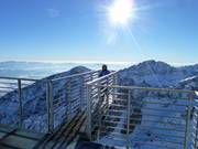 Viewing platform at Lomnický štít at 2,634 m