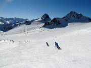 Exit ski tunnel at Tiefenbachferner
