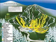 Trail map Gunstock