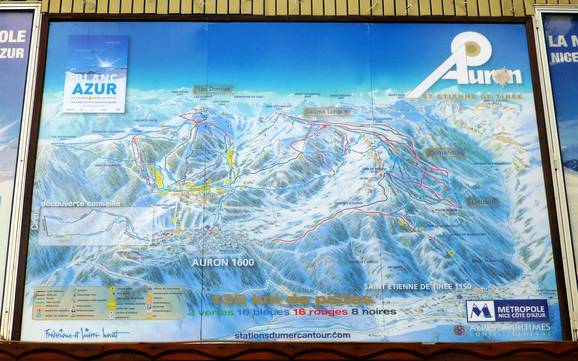 Vallée de la Tinée: orientation within ski resorts – Orientation Auron (Saint-Etienne-de-Tinée)