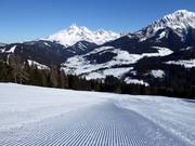 First-class slope grooming in Filzmoos