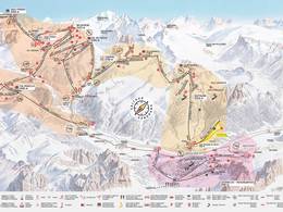 Trail map Belvedere/Col Rodella/Ciampac/Buffaure – Canazei/Campitello/Alba/Pozza di Fassa