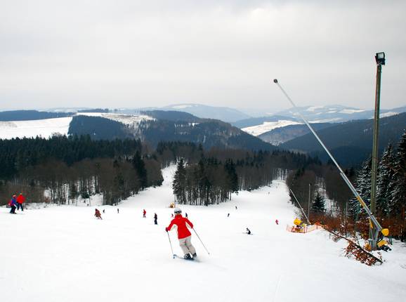 View from the mountain station