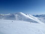Untouched slopes for heliskiing