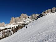 Attractive black slopes in Carezza