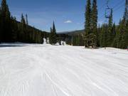 Practice slope at the Galloping Goose double chairlift