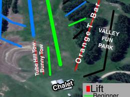 Trail map Drayton Valley – Brazeau Ski Hill