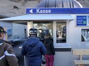 Well-maintained information and ticket area in Lenk