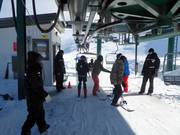 Assistance when boarding the chairlift