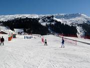 Beginner area in Flaine
