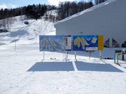 Slope maps at the valley station at Mt. Isola
