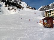Beginner area in Stuben am Arlberg