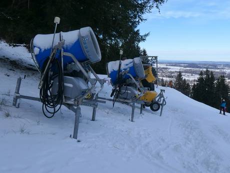 Snow reliability Bavarian Alpine Foreland – Snow reliability Oedberg – Gmund-Ostin