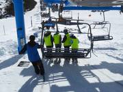 Assistance when boarding the chairlift