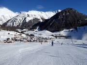 Beginner area at the village lift in Kals