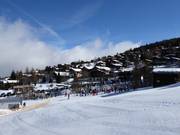 Beginner area at the Moosalp-Express valley station