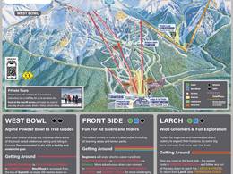 Trail map Lake Louise