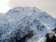 Only at second glance a ski mountain: the Rosaspitze