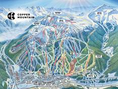Trail map Copper Mountain