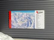 Overview map at the edge of the slope