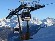 Ried-Gipfelbahn - 10pers. Gondola lift with seat heating (monocable circulating ropeway)