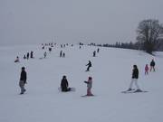 Hustle and bustle on the slope