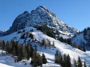 View of the Schwarzreiter ski route