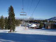 Easy slope to Eagle Lodge