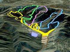 Trail map Phoenix Ridge