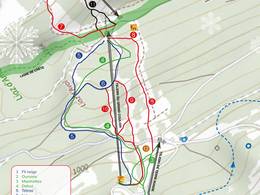 Trail map Terre Ronde/La Praille – Plateau d’Hauteville