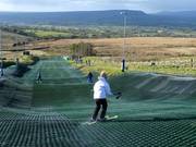 The dry slope of Pendle Ski Club