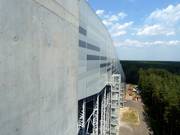 View from the mountain station along the hall