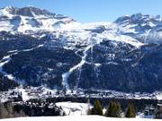 View of the challenging Spinale Direttissima