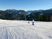 Easy Kammerkör run at the 8-seater chairlift Kapellen (Steinplatte)