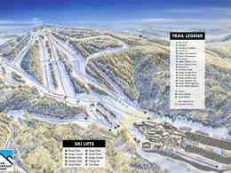 Trail map Beech Mountain