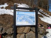 Trail map at the base station