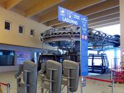 Information at the entrance of the cable car